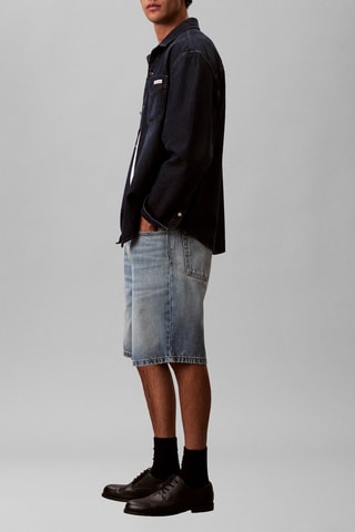 Short en jean - Bleu