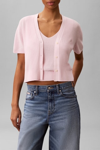 Gilet et top - Rose