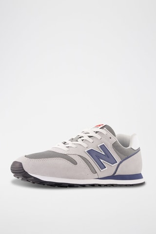 Sneakers en nubuck 373 - Gris clair