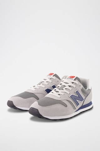 Sneakers en nubuck 373 - Gris clair