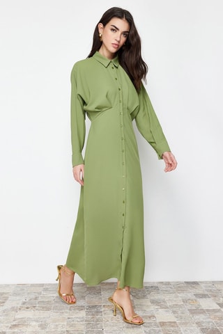 Robe chemise - Vert