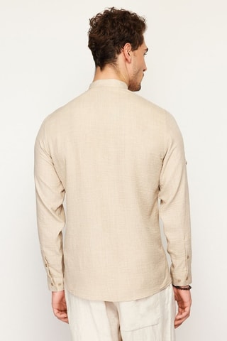 Camisa slim - Bege