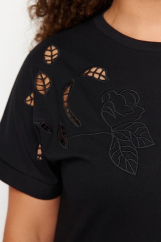 T-shirt regular - Preto - Preto