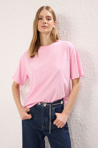T-shirt oversize - Rosa