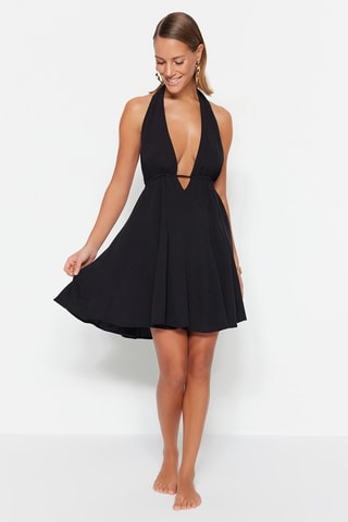 Vestido de praia Preto - Preto