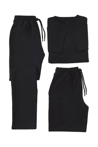 Conjunto 3 peças - Preto - Preto
