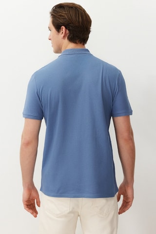 Polo regular - Índigo - Azul
