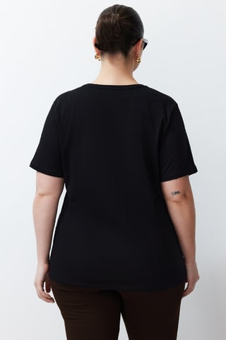 T-shirt oversize - Preto - Preto