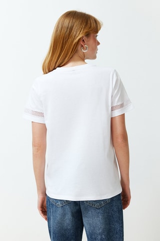 T-shirt regular - Branco