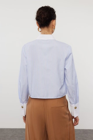 Camisa regular - Azul - Azul