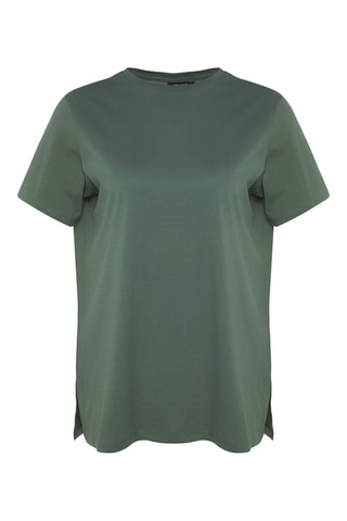 T-shirt oversize - Verde-menta