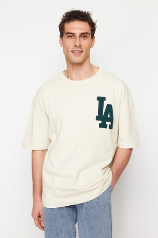 T-shirt oversize - Cru - Branco