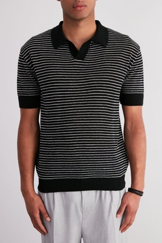 Polo relaxed - Preto