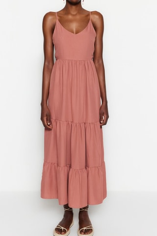 Vestido comprido - Rosa - Rosa
