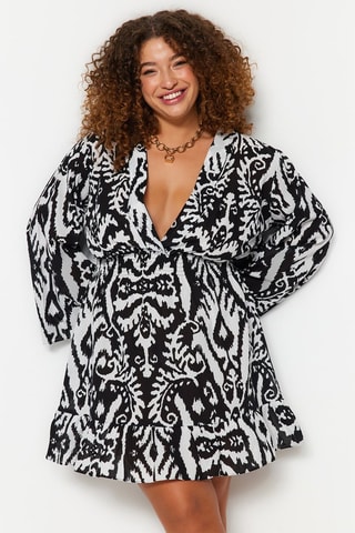 Vestido - Preto - Preto