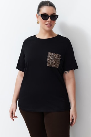 T-shirt oversize - Preto