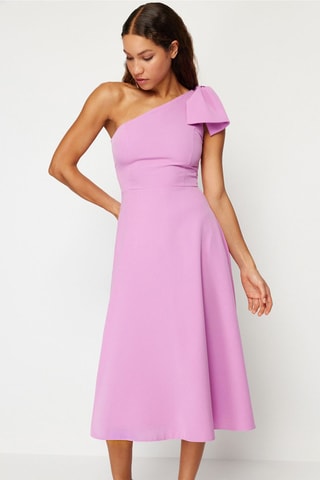 Vestido assimétrico - Rosa - Rosa