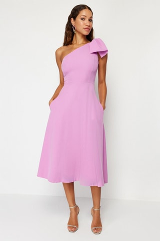 Vestido assimétrico - Rosa - Rosa