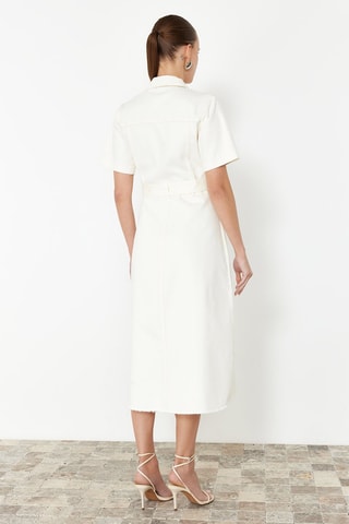 Robe chemise - Blanc