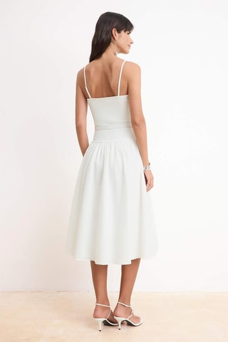Robe patineuse - Écru