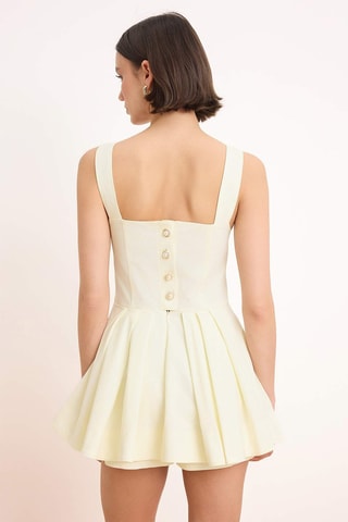 Vestido plissado - Cru - Cru