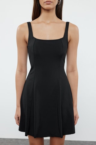 Vestido de praia - Preto - Preto
