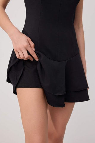 Vestido cintura descida - Preto