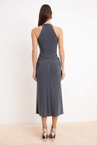 Robe midi - Anthracite