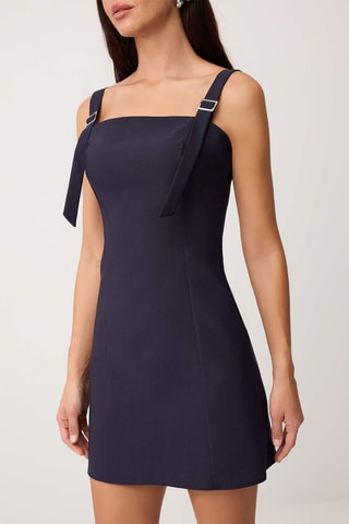 Robe droite - Bleu marine