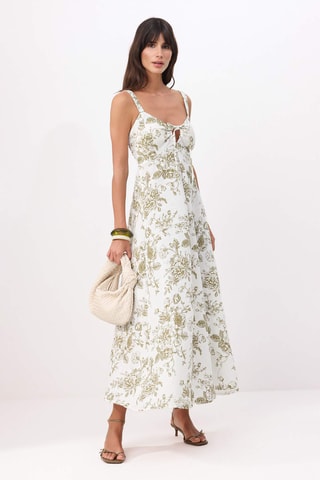 Vestido midi - Verde