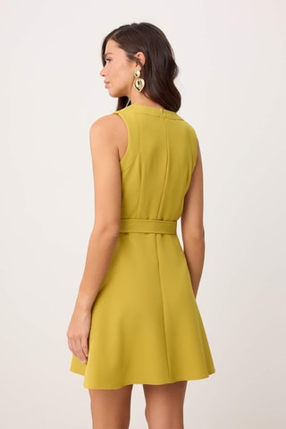 Vestido trapézio - Verde