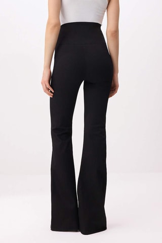 Calças de ganga skinny cintura subida - Preto