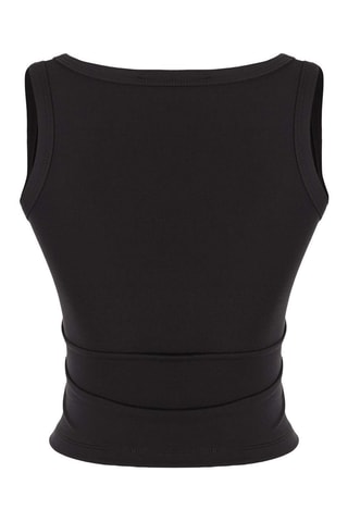 Camisola de alças - Preto