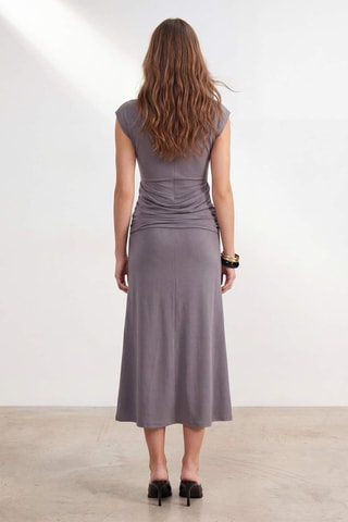 Robe midi - Anthracite