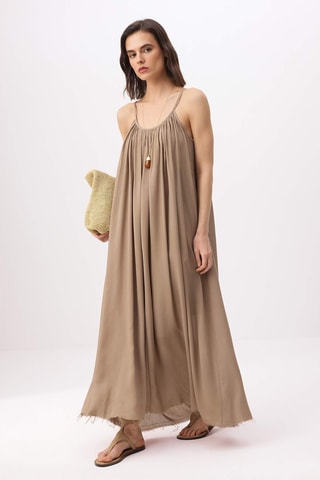 Robe longue - Marron
