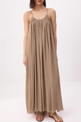 Robe longue - Marron