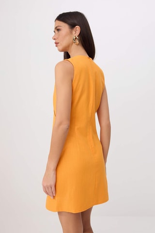 Robe droite - Orange
