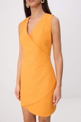 Robe droite - Orange
