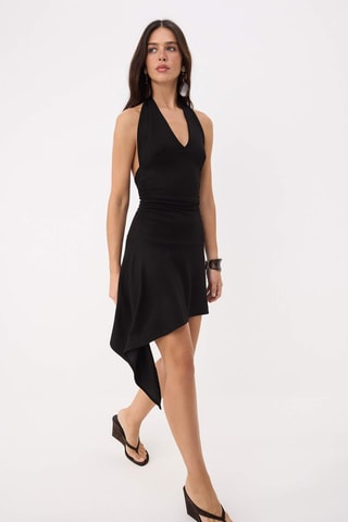 Vestido trapézio - Preto