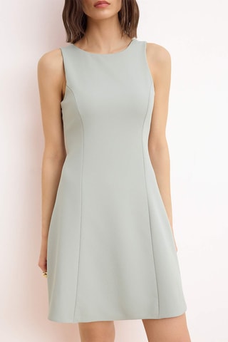 Vestido trapézio - Verde