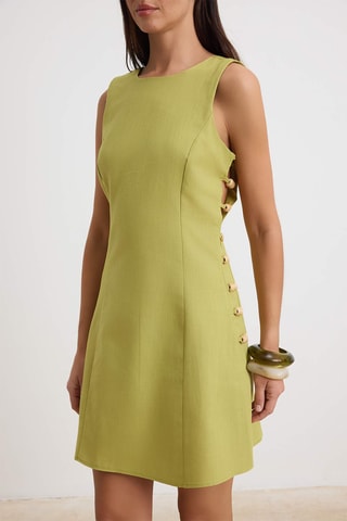 Vestido direito - Verde