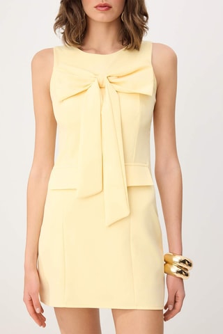 Vestido direito - Amarelo