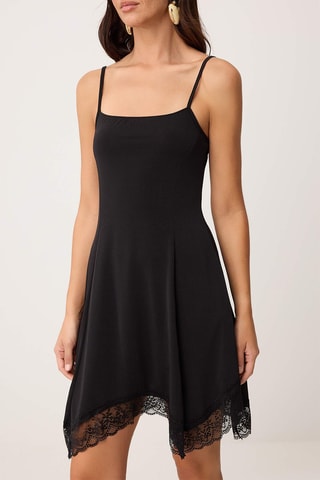 Vestido estilo patinadora - Preto