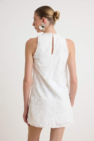 Vestido estilo patinadora - Cru