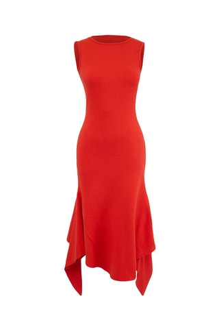 Vestido midi - Vermelho