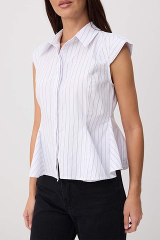 Camisa - Branco e multicor