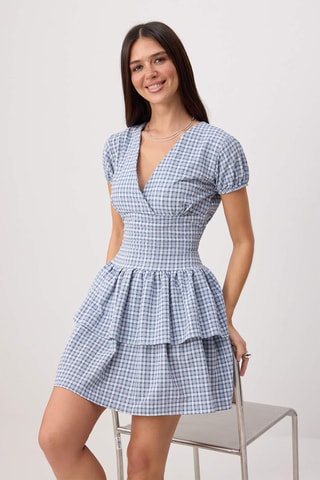Vestido estilo patinadora - Azul