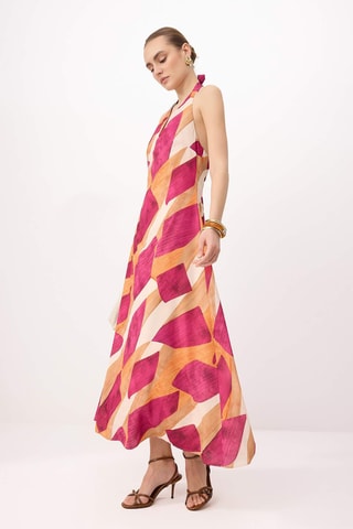 Vestido comprido - Multicor