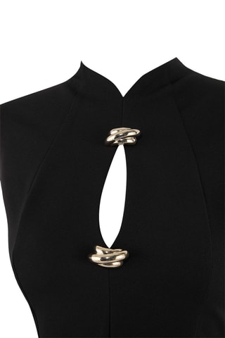 Vestido direito - Preto