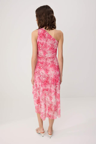 Vestido assimétrico - Rosa